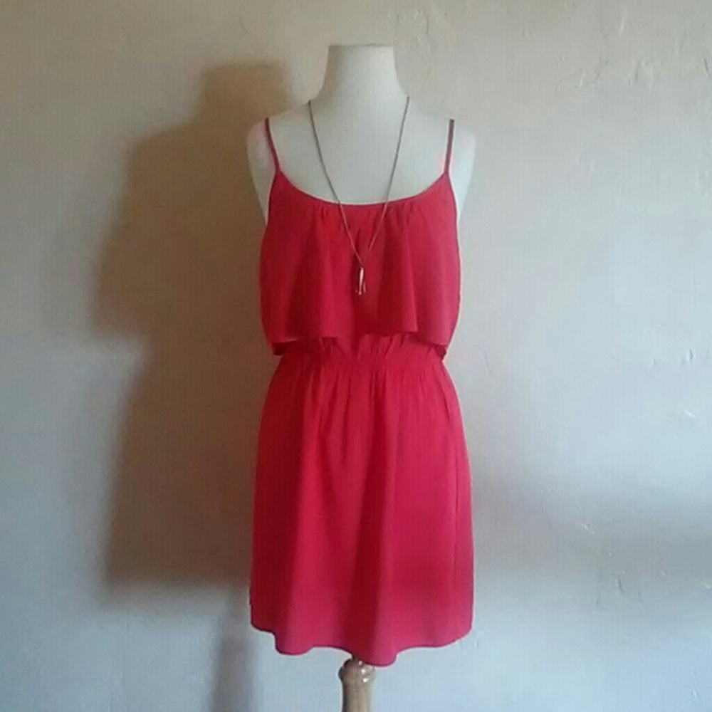 Mimi chica coral dress